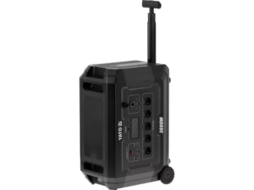 YATO YT-83096 Hordozható erőmű 3600W, 3072WH LIFEPO4, EPS