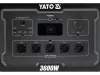 YATO YT-83096 Hordozható erőmű 3600W, 3072WH LIFEPO4, EPS