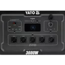 YATO YT-83096 Hordozható erőmű 3600W, 3072WH LIFEPO4, EPS