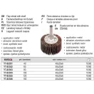 YATO YT-83356 Csapos lamellás, legyező csiszolókorong 40 x 20 x 6 mm / P150