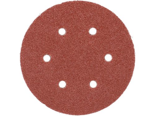 YATO YT-834581 Tépőzáras fíbertárcsa 150 mm / P40 6 lyukas (50 db/cs)