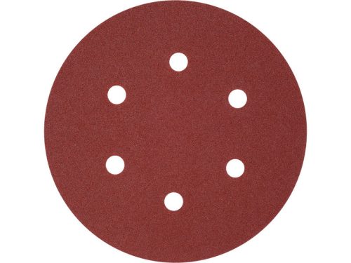 YATO YT-834587 Tépőzáras fíbertárcsa 150 mm / P180 6 lyukas (50 db/cs)