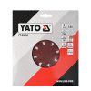 YATO YT-83461 Tépőzáras fíbertárcsa 180 mm / P60 (3 db/cs)