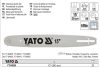 YATO YT-84934 Láncfűrész láncvezető 15" 0,325" 1,5 mm