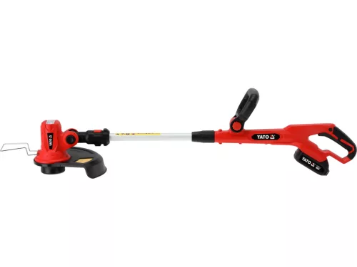 YATO YT-85019 Akkus fűnyíró szénkefe nélküli motorral 18V 1 x 2Ah akkumulátorral és töltővel