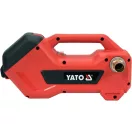 YATO YT-85290 Akkus víz- és olajszivattyú 18 V G3/4 Col belső menettel + 2 db tömlőcsatlakozó 1 col gumicsőhöz(1 x 3,0 Ah akksi + töltő)