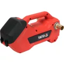YATO YT-85290 Akkus víz- és olajszivattyú 18 V G3/4 Col belső menettel + 2 db tömlőcsatlakozó 1 col gumicsőhöz(1 x 3,0 Ah akksi + töltő)