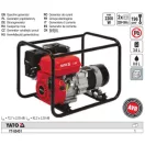 YATO YT-85451 Áramfejlesztő 2500 W 196 cm3