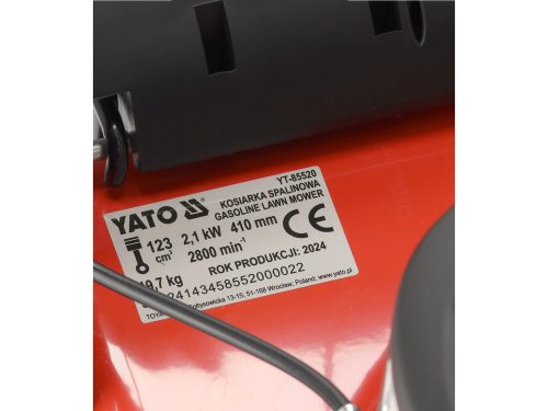 YATO YT-85520 Benzines fűnyíró 410 mm