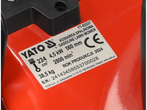 YATO YT-85545 Önjáró benzines fűnyíró 530 mm