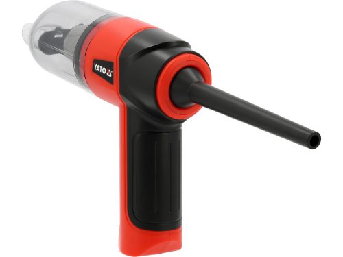 YATO YT-85687 Autós porszívó fúvó funkcióval 7,4V 2 x 2 Ah akkuval