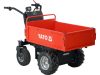 YATO YT-86120 Akkumulátoros gyalogos kíséretű bilenthető platós dömper 1000W 500kg 48V 32Ah