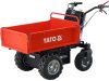 YATO YT-86120 Akkumulátoros gyalogos kíséretű bilenthető platós dömper 1000W 500kg 48V 32Ah