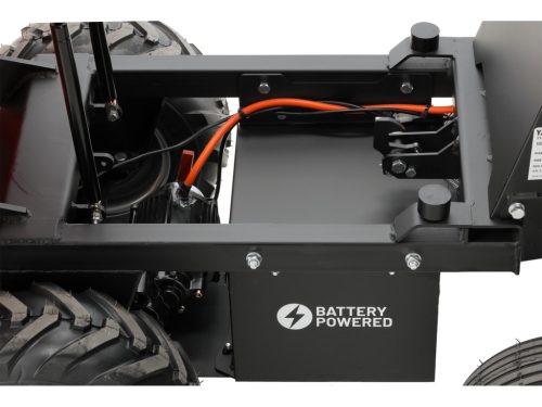 YATO YT-86120 Akkumulátoros gyalogos kíséretű bilenthető platós dömper 1000W 500kg 48V 32Ah