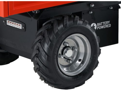 YATO YT-86120 Akkumulátoros gyalogos kíséretű bilenthető platós dömper 1000W 500kg 48V 32Ah