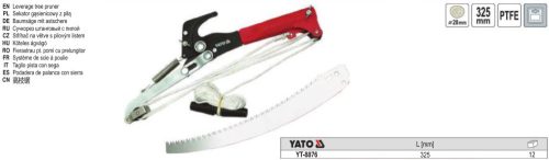 YATO YT-8876 Ágvágó olló+fűrész nyelezhető 325mm/28mm