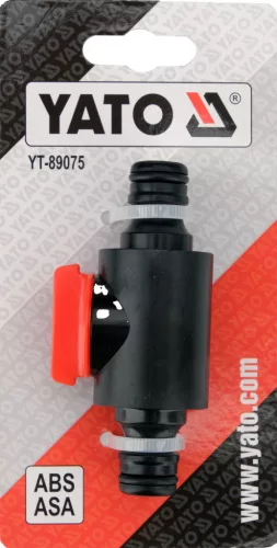 YATO YT-89075 1/2 colos szeleppel ellátott tömlőtoldó