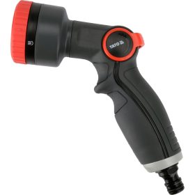   YATO YT-89513 3 funkciós alumínium / rozsdamentes acél öntözőpisztoly, műanyag markolattal