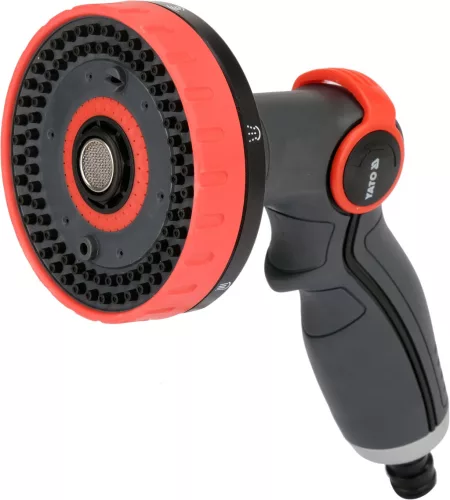 YATO YT-89514 6 funkciós alumínium öntözőpisztoly műanyag markolattal