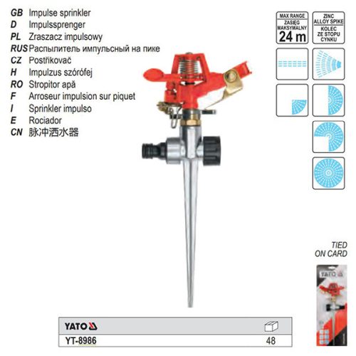 YATO YT-8986 Impulzus locsoló fémleszúróval