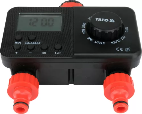 YATO YT-90201 Öntözésvezérlő 1 és 3/4 colos csapcsatlakozóval, 2 utas