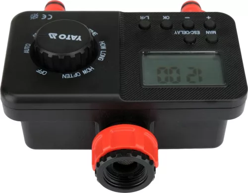YATO YT-90201 Öntözésvezérlő 1 és 3/4 colos csapcsatlakozóval, 2 utas